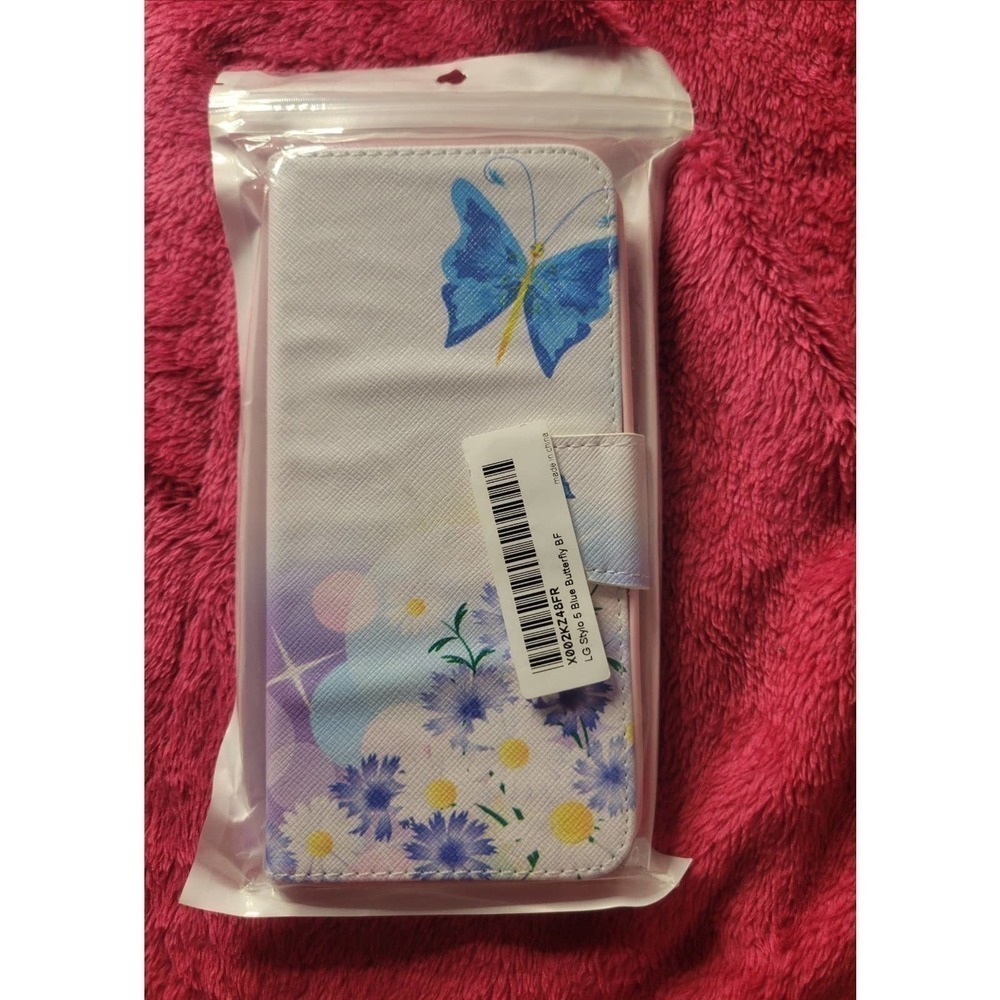 Wallet phone case LG stylo 5 Butterfly